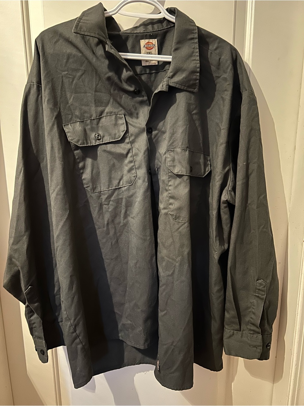 Dickies Men's Dark Grey Work Shirt Jacket